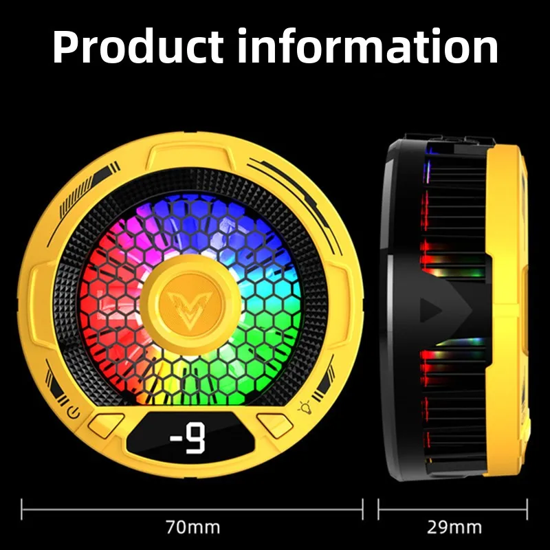 2025 NIEUWE F36 Tablet Telefoon Universele Game Cooler Magnetische Halfgeleider Koeling Ijs Freeze Cooling Radiator voor IPad IPhone