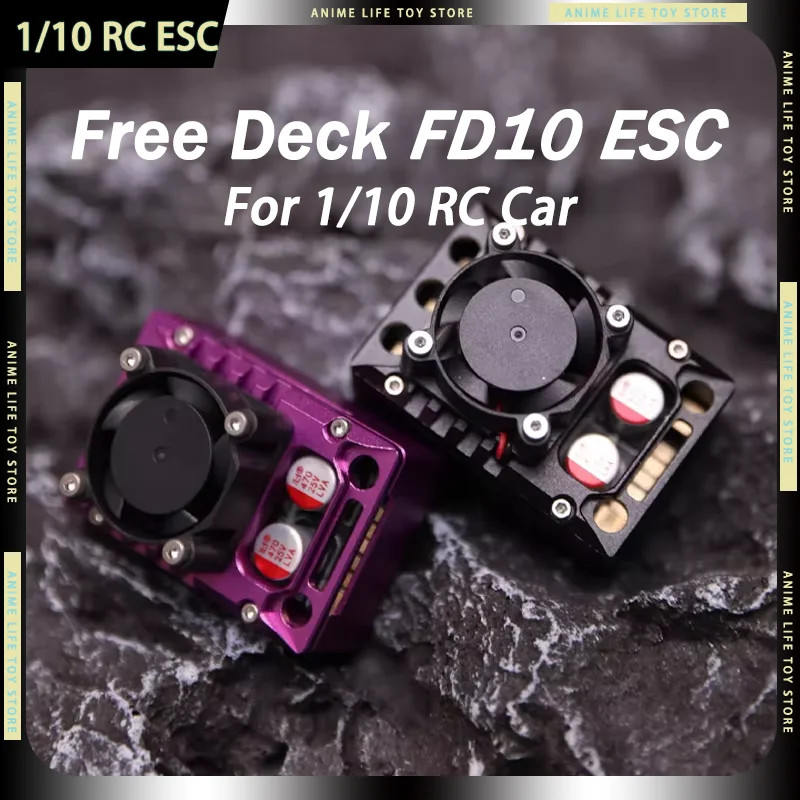 

Бесплатный регулятор скорости FD10 1/10 ESC для радиоуправляемых машинок с Bluetooth и настройкой через приложение, прошивка AM32, для радиоуправляемых машинок 1/10, бесщеточный ESC из сплава, подарок для самостоятельной сборки