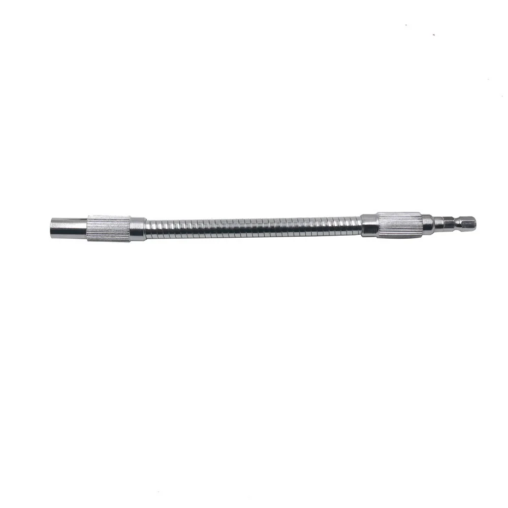 

300mm Flexible Shaft Hex Bit Holder 14 Inch Screwdriver Bit Extension for Use with Standard Quarter Inch Bits and Power Tools