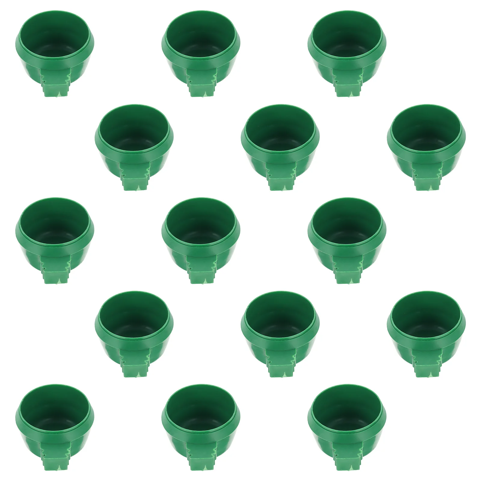 

15pcs Bird Food Bowl For Parrot Feeder, Durable Birds Feeding Container, Cage Pet Food Holder, Bird Cage Accessories, Birds