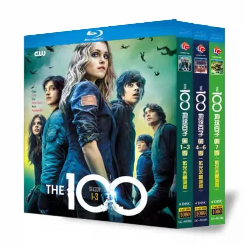 Earth Hundred Season 1 to 7 Unabridged Blu-ray High Definition American Drama BD Disc Box Set