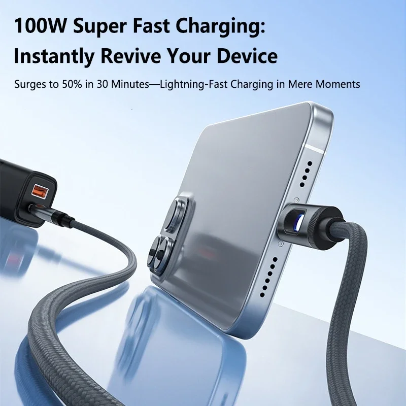 New Dual Type C PD 240W USB C to C Fast Charging Data Cord Type-C Quick Charging For iPhone 15 16 17 iPad Samsung Xiaomi HUAWEI