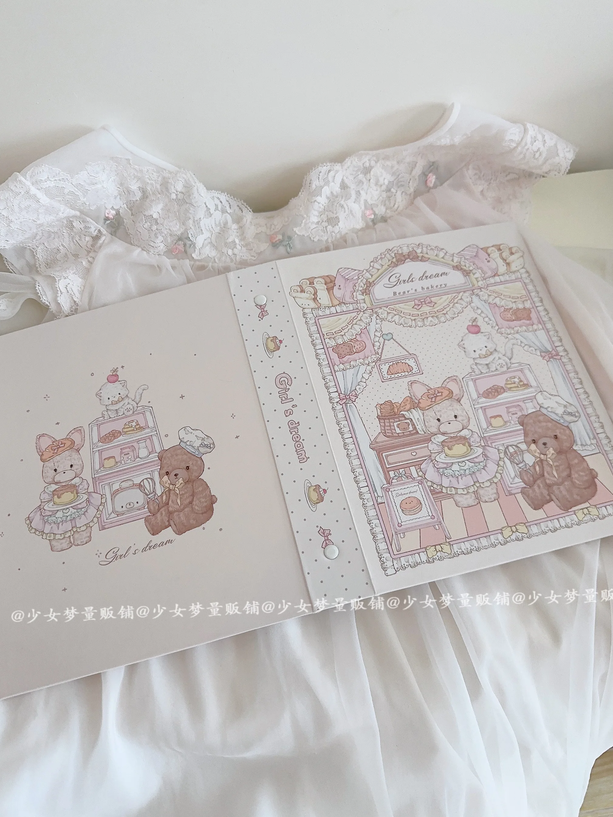 Kawaii الأرنب الدب A5 الموثق K - مراجعة Kpop Photo Card Binder 3 Inch وسعره