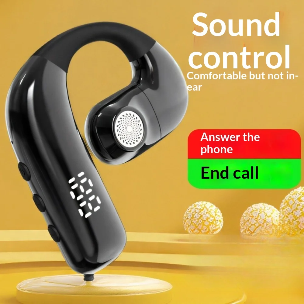 Single Earphone Wireless Earphones Fashionable High Appearance Value 2025 New Noise Cancellation Ultra-Long Battery Life Sports