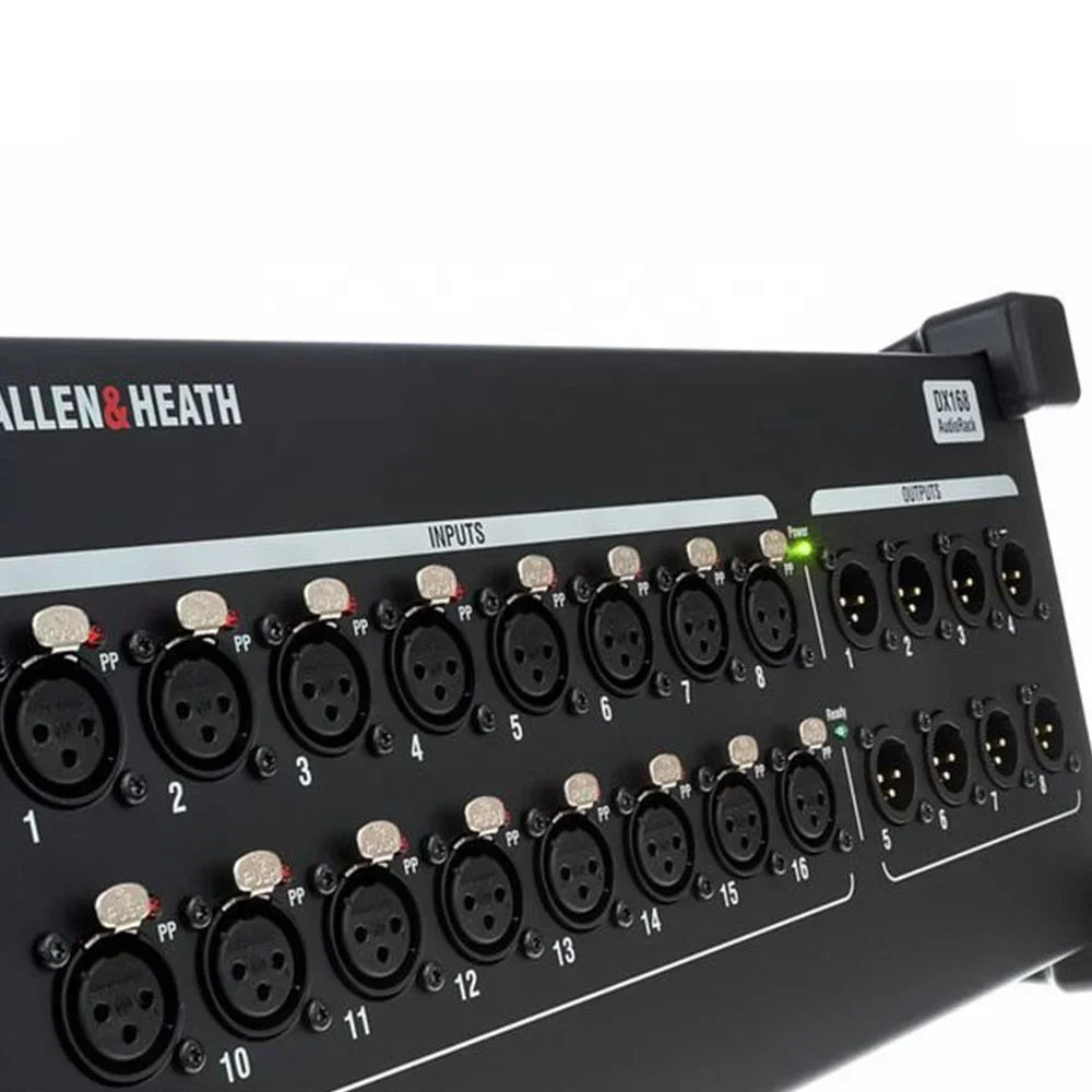 Allen & Heath DX168 16-Inputs & 8-Outputs Digital Stage Box For SQ Series / Avantis Digital Mixer Audio Systems