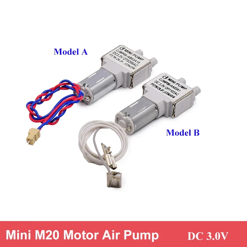 DC 3V 3.7V Mini M20 pompa ad aria per vuoto membrana autoadescante pompa dell'acqua di aspirazione pompa a pressione negativa