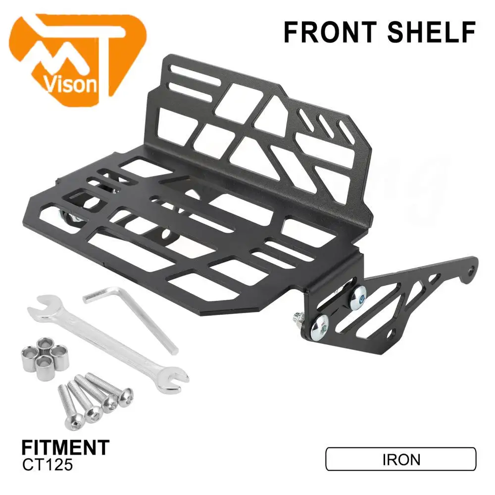 Luggage Bracket New Motorcycle Accessories Front Carrier Iron Storage Racks Front Shelf Front Rack Carrier for HONDA CT125