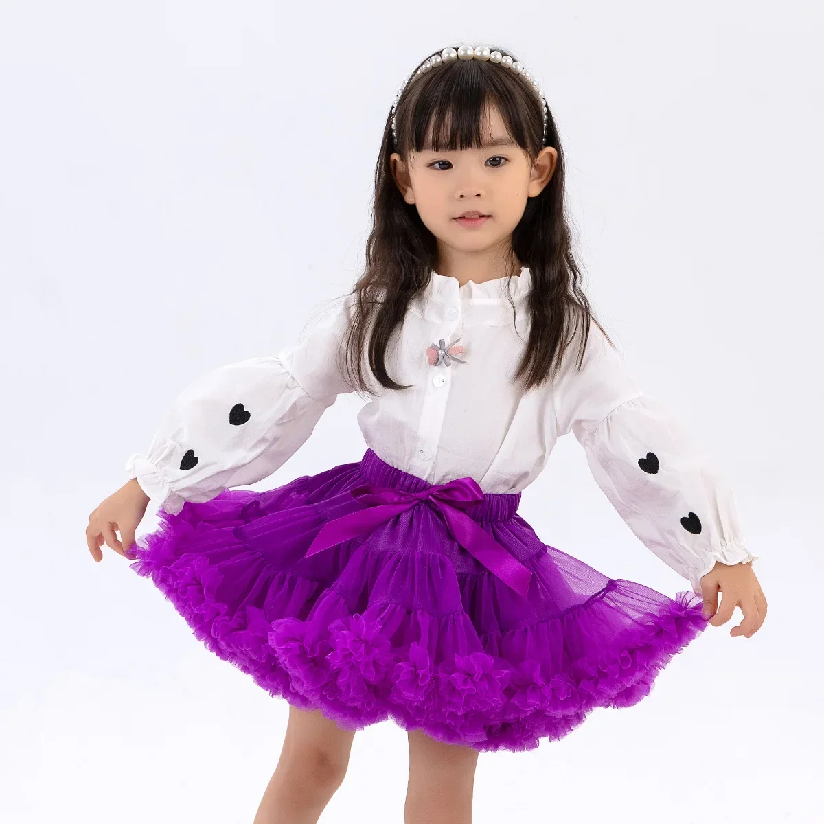 New Tutu Skirt Baby Girl Skirts Princess Mini Pettiskirt Party Dance Rainbow Tulle Skirts Girls Clothes Children Clothing