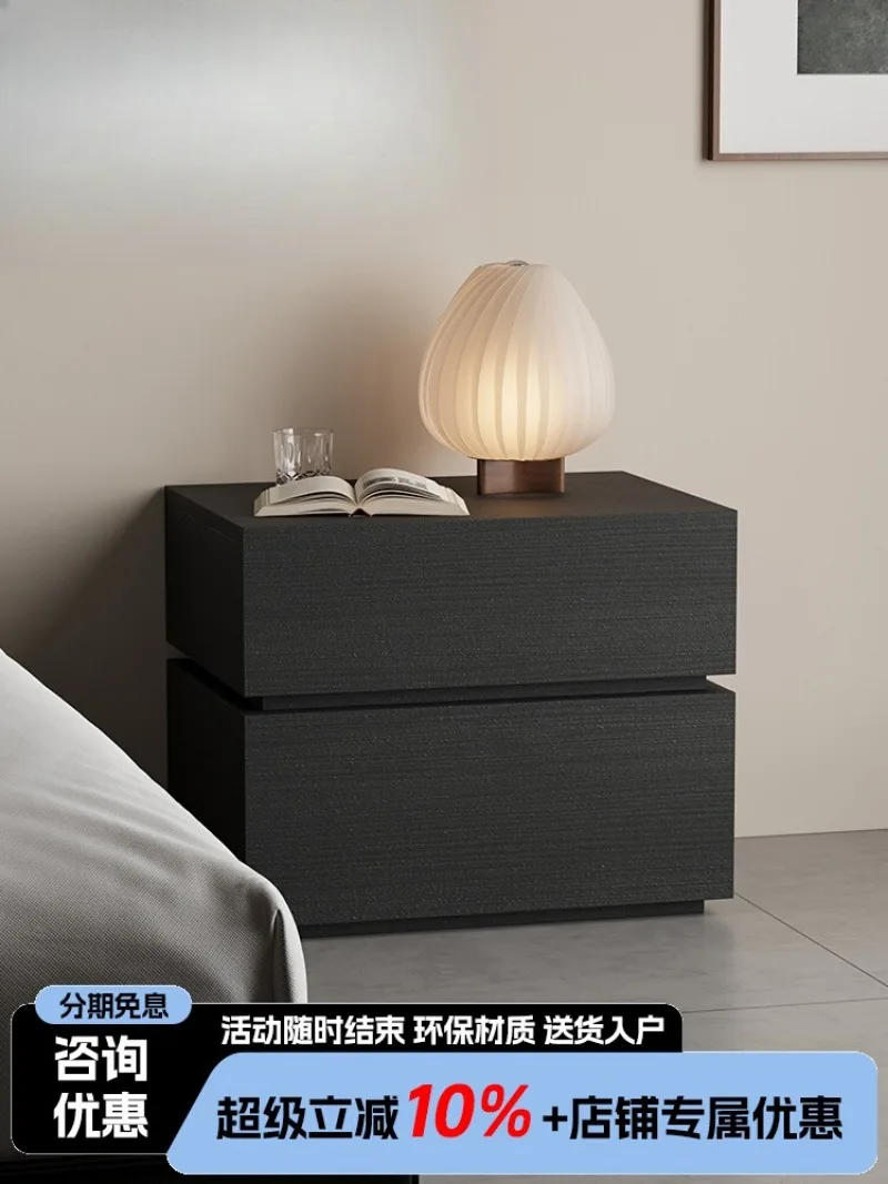 

Прикроватная тумбочка из массива дерева Wabi Sa, старинный шкафчик для спальни, небольшая прикроватная тумбочка для хранения, простая