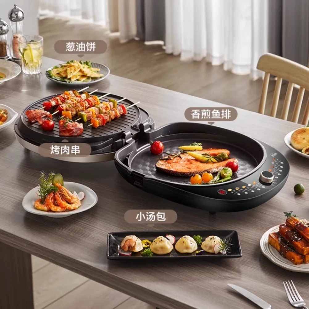 Electric baking pan household double-sided heating pancake pan pancake deeper and larger electric baking pan