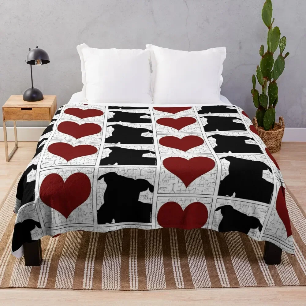 

Love Staffy Dogs Throw Blanket For Baby Bed Luxury St Blankets