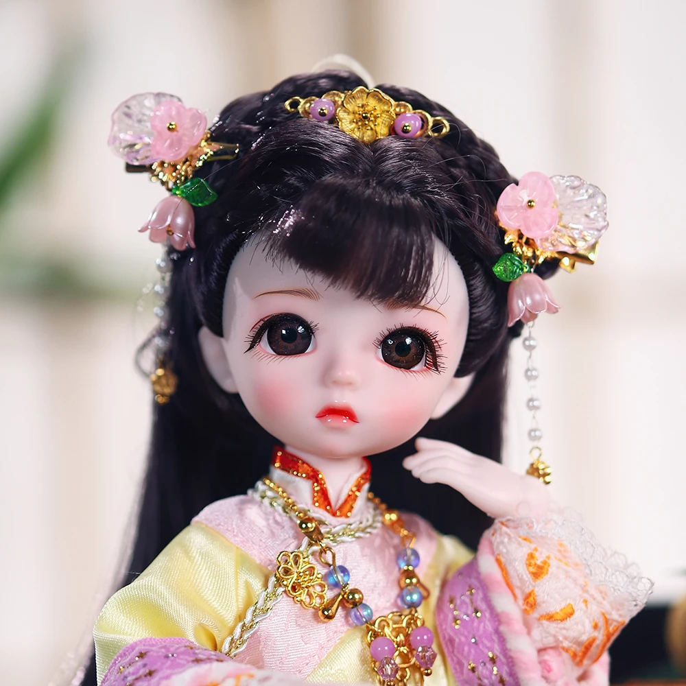 Dream Fairy 1/6 BJD Dolls Chinese mythological figures,clothes shoes Series 28cm Ball Jointed Dolls Full Set Gift for Girls