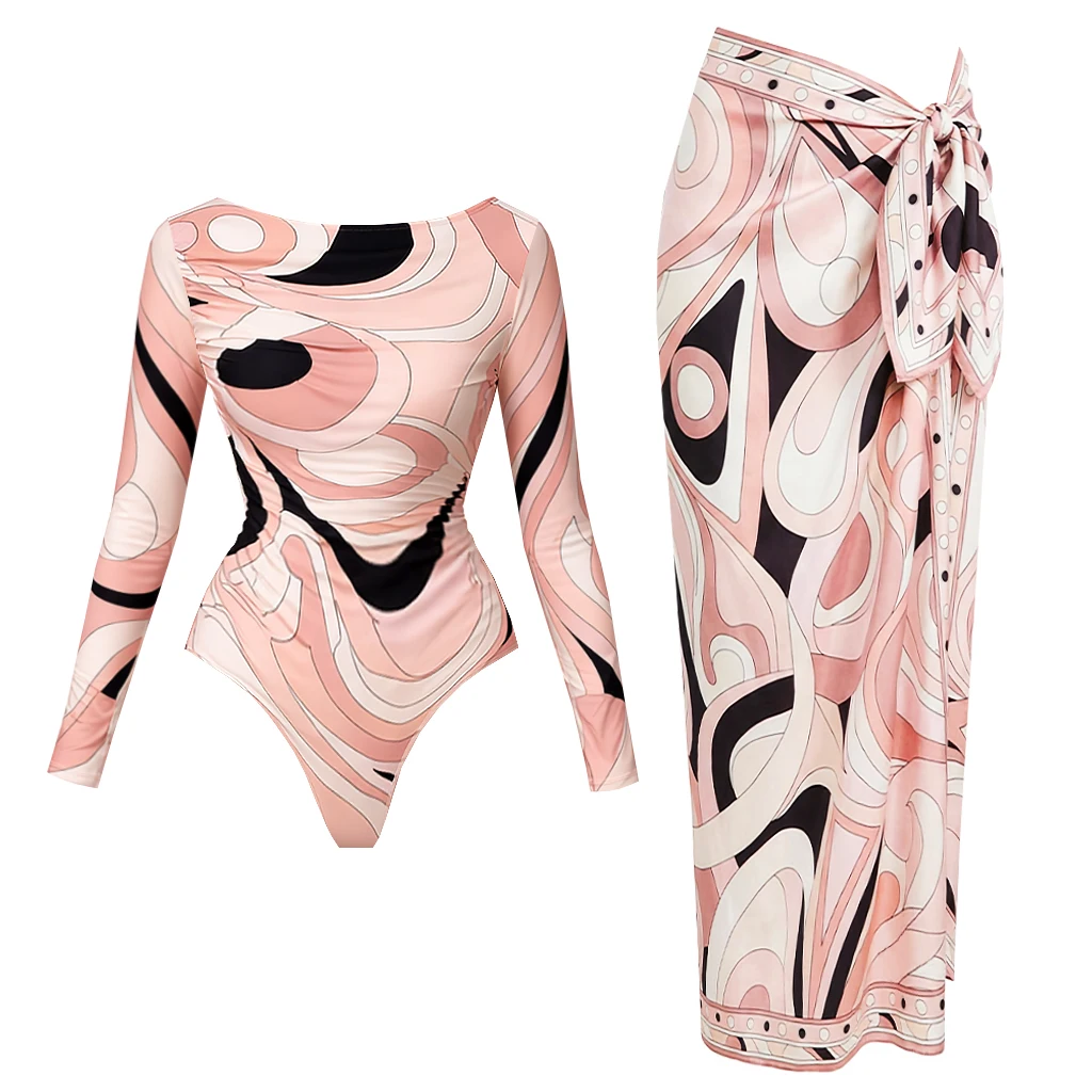 2026 Cut Out One Piece Swimsuit with Skirt Women Hollowen Swimwear Monokini Patchwork Bodysuit Bathing Suit Beach Wear 2 2026 Cut Out One Piece Swimsuit with Skirt Women Hollowen Swimwear Monokini Patchwork Bodysuit Bathing Suit Beach Wear 2