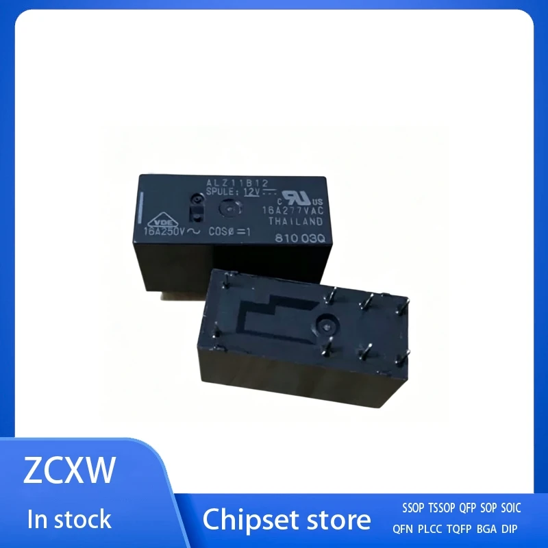 5Pcs/Lot  New    ALZ11B12 12VDC PIN-8 