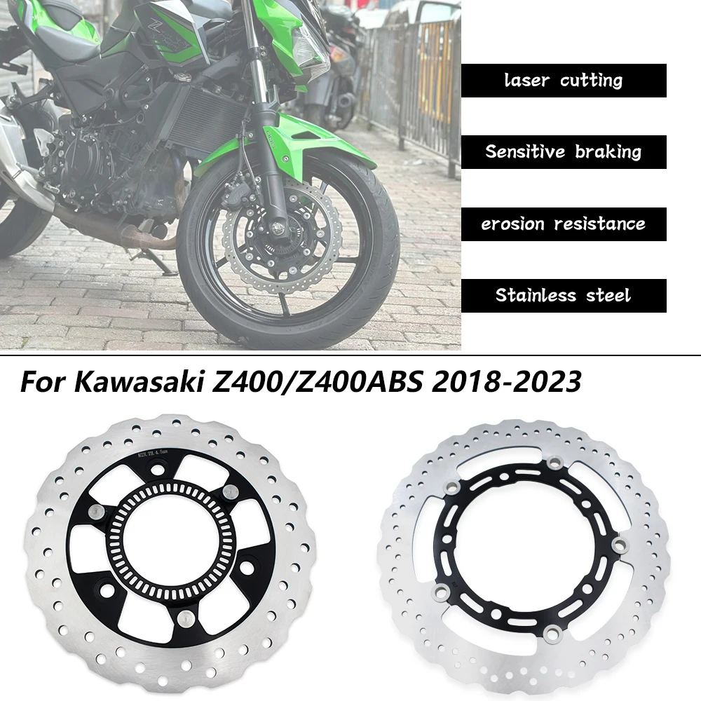 

Motorcycle Front Rear Brake Disc Rotor For KAWASAKI Ninja 400 EX 400 ABS 2017 2020 Z400 Ninja400 EX400 ABS KRT 2018 2020 Z 400