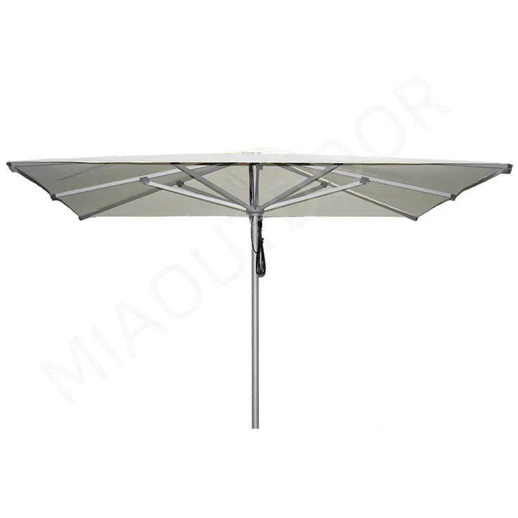 Pool Resort Commercial Square Patio Umbrella Parasol 3x3m