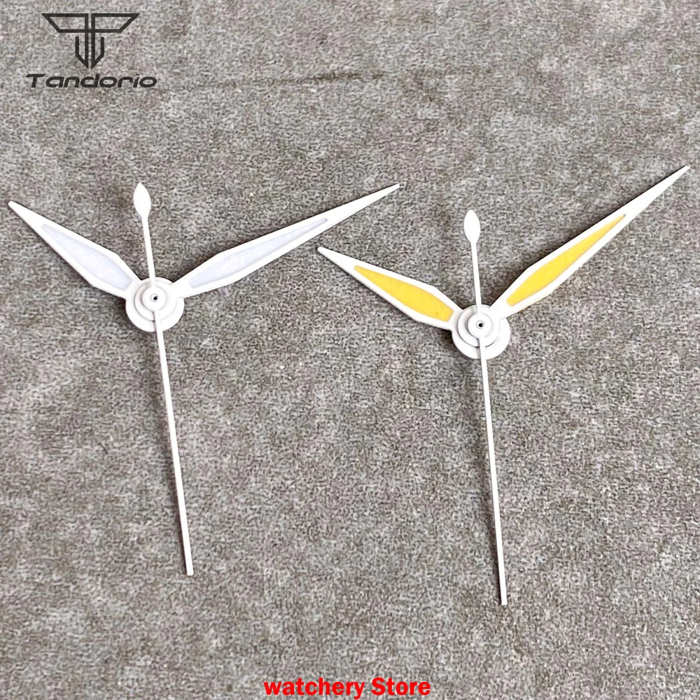 Green Lumious Vintage NH35 Watch Hands White Edge Needles Fit NH35 NH36 NH37 NH38 NH39 NH70 NH72 Movement Watch Parts