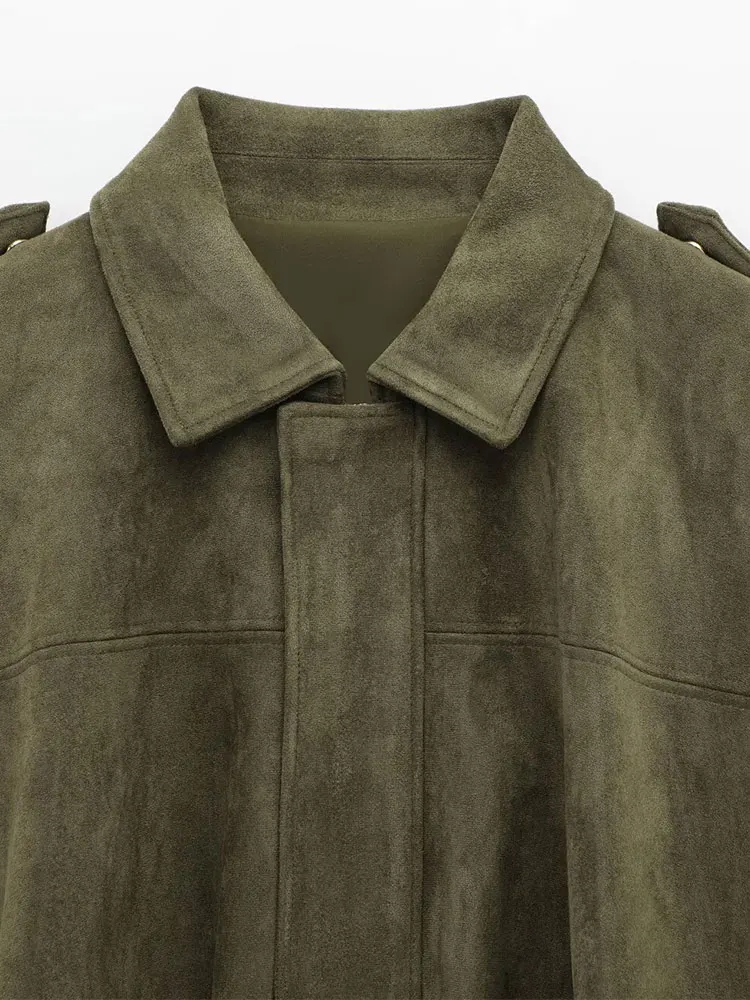 NLZGMSJ ฤดูใบไม้ผลิผู้หญิงสไตล์ลําลองสั้นเสื้อแจ็คเก็ตซิปเสื้อแขนยาวผู้หญิง Elegant ใหม่ Outerwears