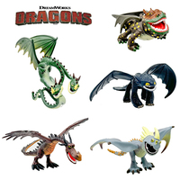 Genuine How To Train Your Dragons Movies Night Furys Gronckle Deadly Nadder Monstrous Nightmare Figures Tabletop Ornament
