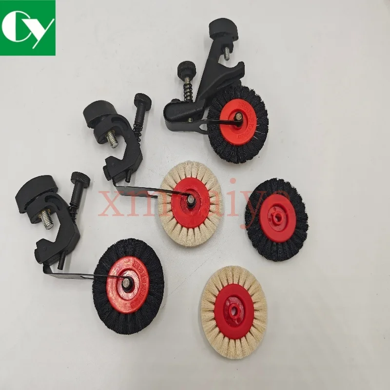 SM74 Pressure Soft Brush Wheel Assembly M2.020.216F Paper Pressing C6.020.142   Brush Wheel SM74 SM72 Printing Machine Parts