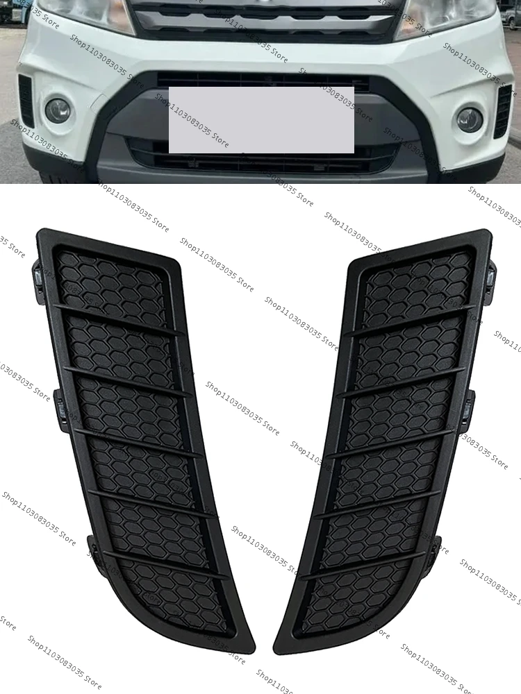 For Suzuki Vitara 2014-2018 Car Front DRL Daytime Running Drive Lamp Light Trim Grille Frame Cover Bezel Hood