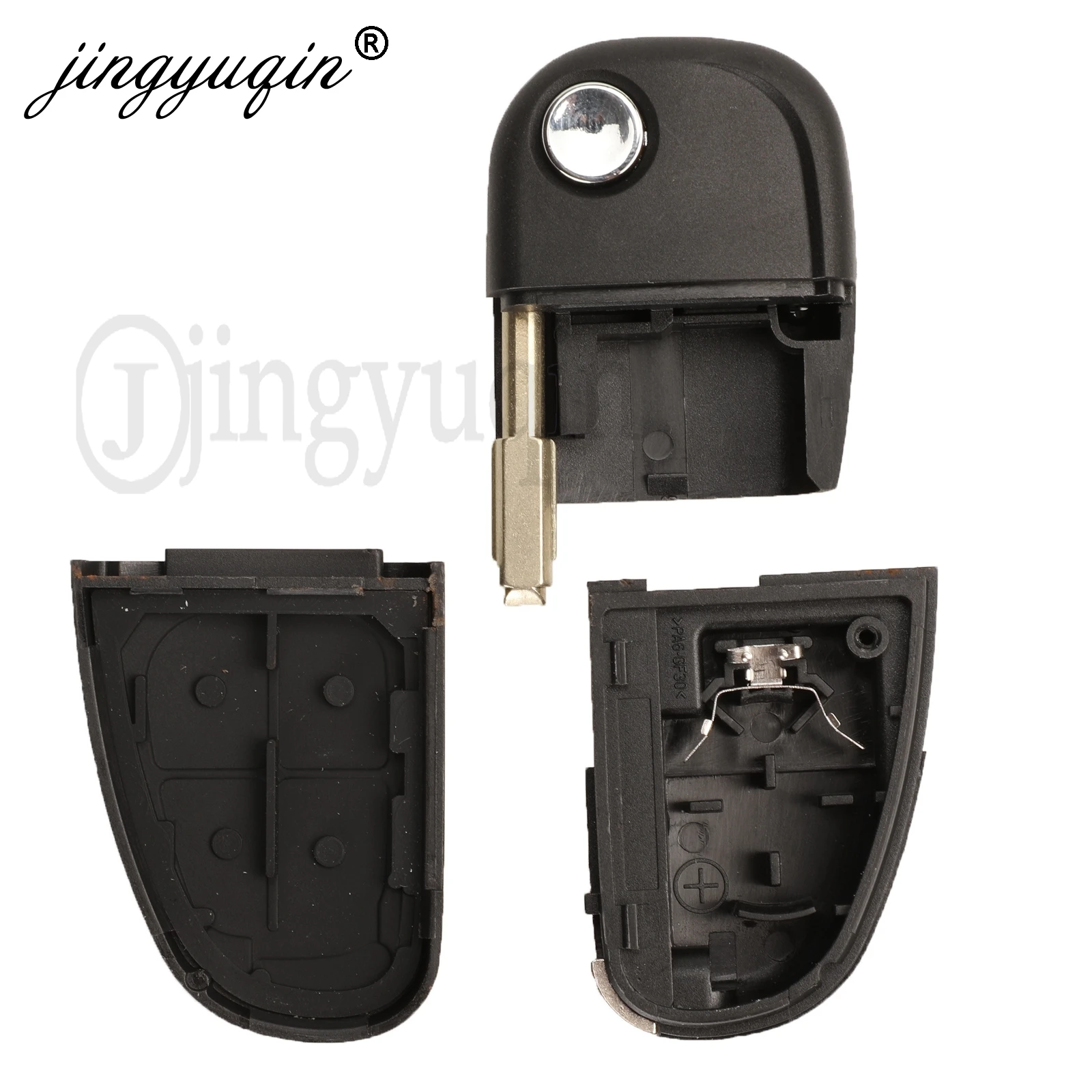 jingyuqin NHVWB1U241 For Jaguar X-Type S-Type 1999-2009 XJ XJR 315MHz 433MHz 4D60 Chip Flip Remote Key 4 Buttons Fo21 Blade