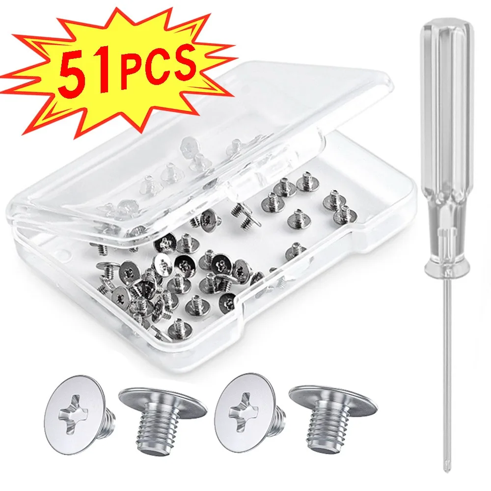 

50PCS M.2 SSD Mounting Screws Set with Magnetic Screwdriver Kit Stainless Steel Flat Head Phillips Repair Screw NVME SSD Screws