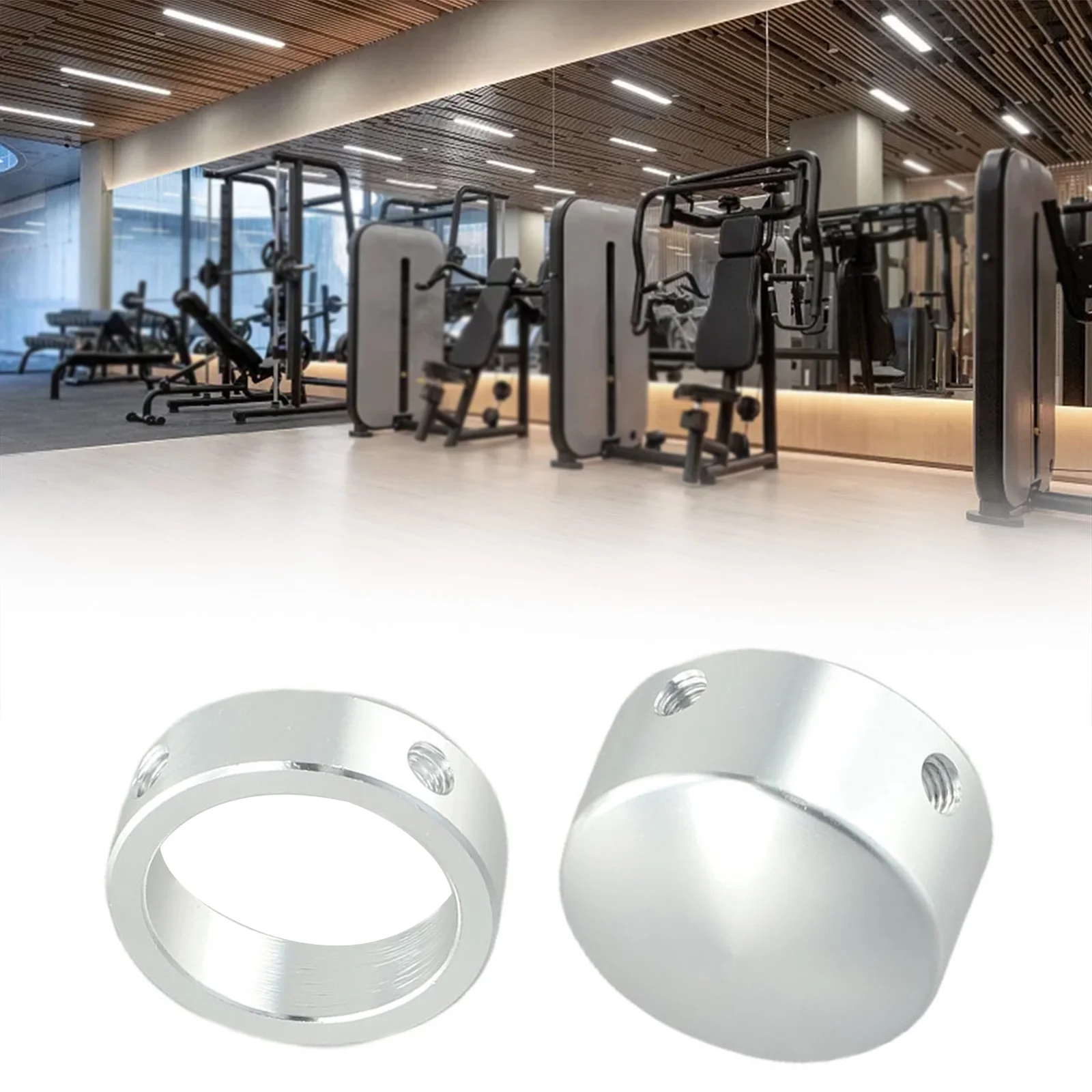 

Premium Strength Training Equipment End Caps-s Lightweight 30g Aluminum Alloy Smooth-Edged Safety 1.3" Outer 1.0" Inner Gym Part