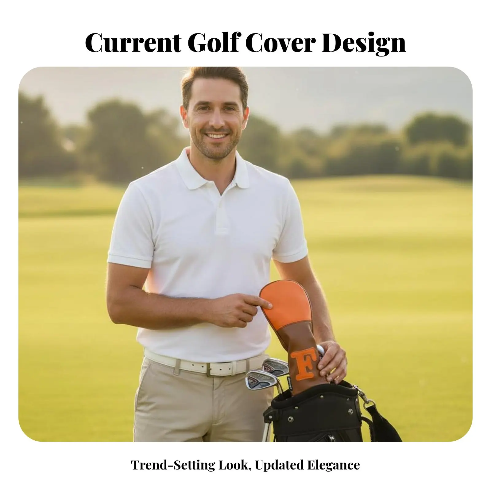 PU Leather Sport Headcover Snug Fit Driver Long-Distance Utility Cover PU Leather Driver Cover Easy to Clean Utility Club - view 5