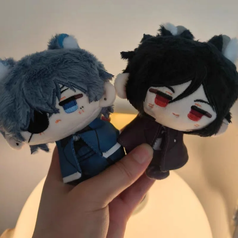 

New 12CM Anime Black Butler Plush Ciel Phantomhive Sebastian·Michaelis Keychain Soft Backpack Decoration Christmas Toys Gifts