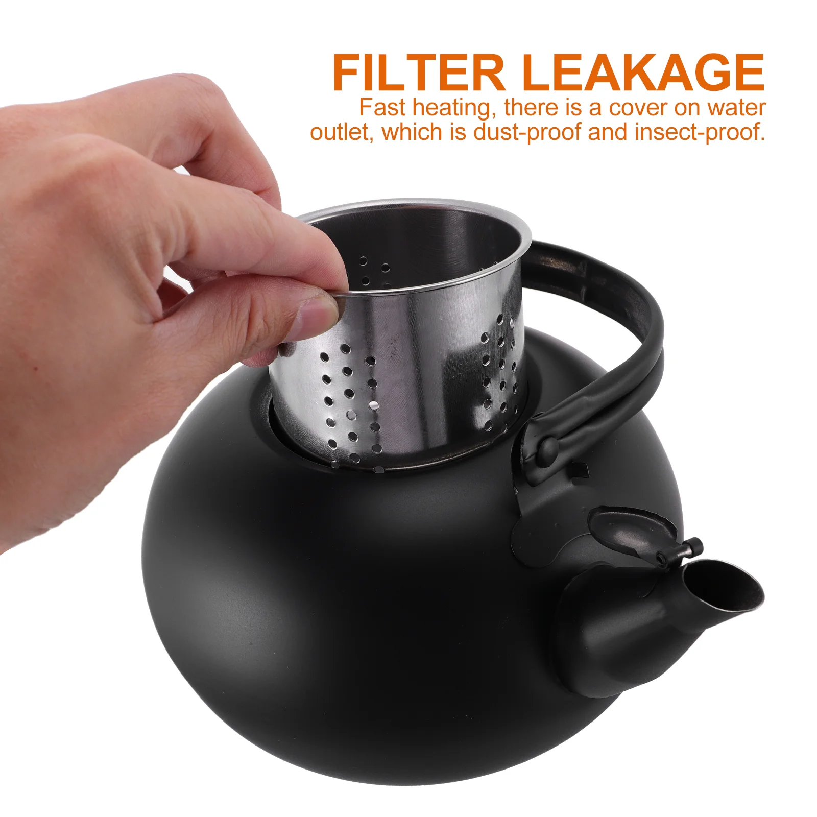 Small Pot Water Bottle Kettle Tea Universal Boiling Whistling Teakettle Jug Coffee Cup Stainless Steel Heating for Gas Stove