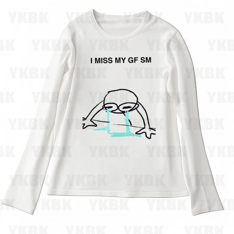 

Милые девушки, повседневные детские майки в стиле Харадзюку, аниме, панк, принт, уличные топы с длинными рукавами, винтажный стиль Y2k, эмо, женский жилет, мода 90-х годов