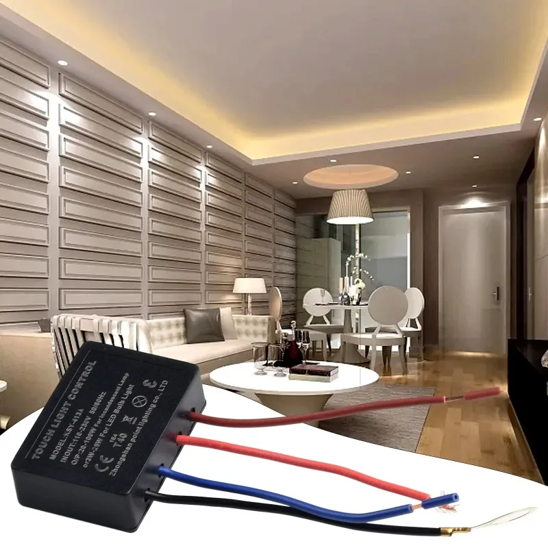 220V Touch Light Switch Table Lamp Dimmer Control Module EMC Human Touch Anti Interference Sensor Home Improvement Tool