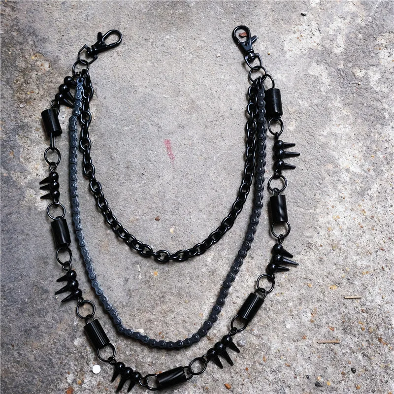 Pants Chain for Men Long Biker Keychain Jean Wallet Hip Hop Punk Jeans Chain for Men Women Goth Chain