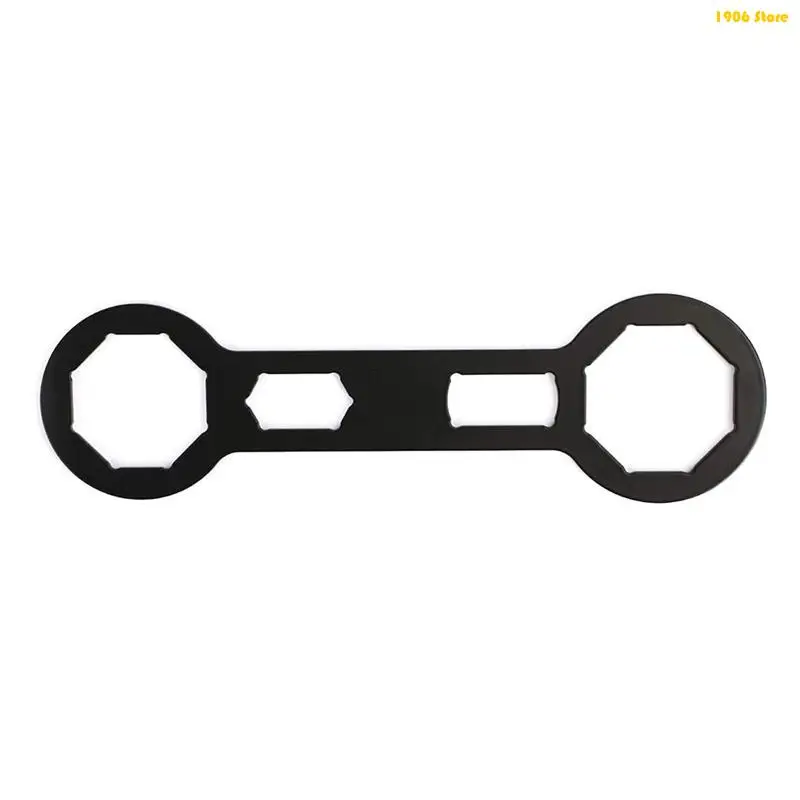 U1JB Upgraded Fork Cap Remover with Double for Head Front Fork Cap Spanner 46mm 50mm