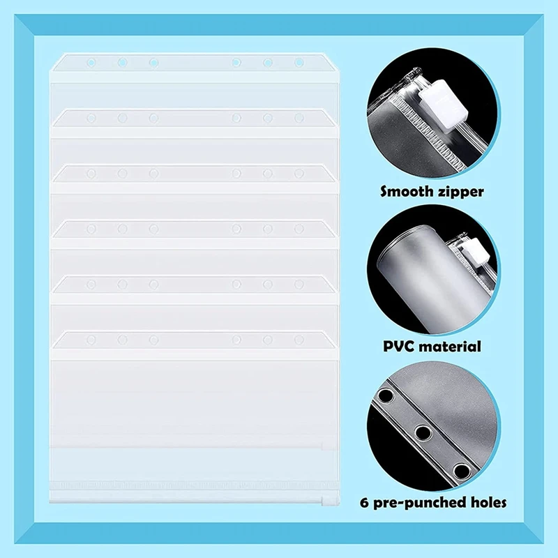 ملصقات ملصقات ملونة للمنزل ، صحائف ميزانية لتعقب النفقات ، 6 صحائف غلاف ، 5 فواصل ، صحائف ، 60 ، A6