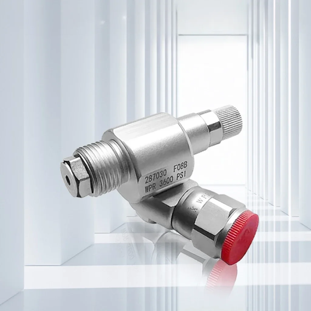 

287030 Shut-off Valve Swivel Joint Thread Spray Gun Paint Sprayer Adapter Airless Paint 7/8-Inch 180 Degree Ro