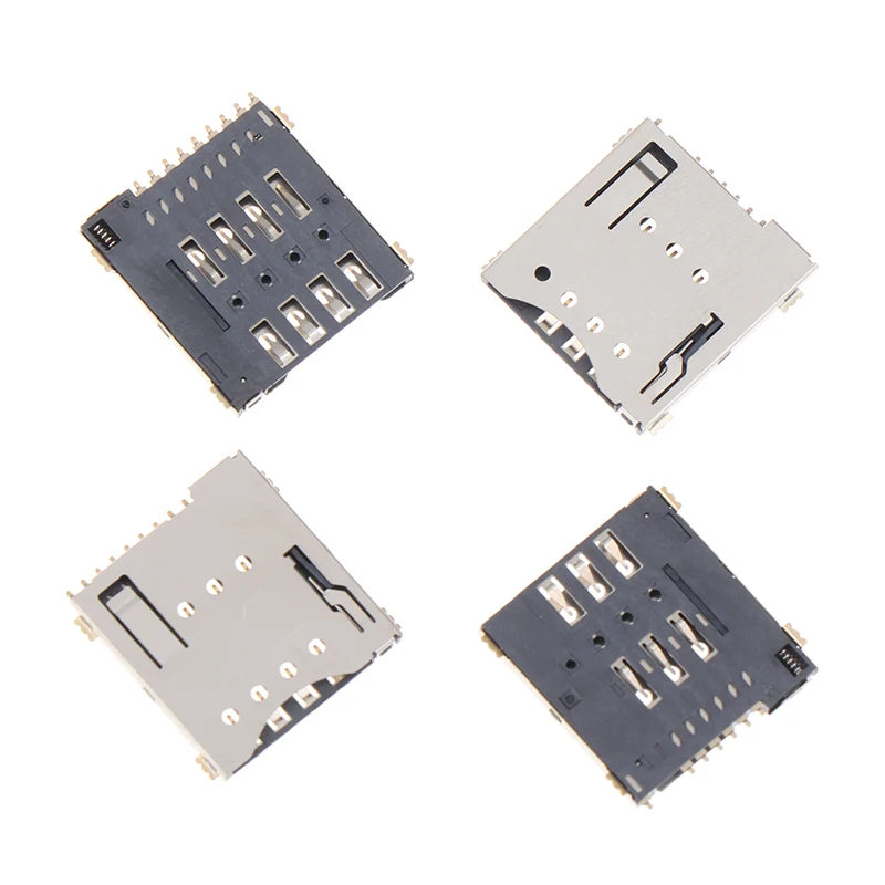 MUP-C792 Original Micro SIM Card Connector Patch Self-piercing 6 +1 P SIM Card Slot Socket