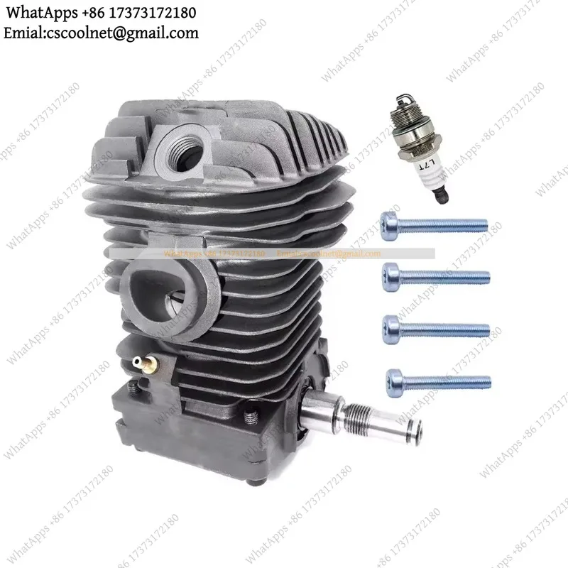 High Quality 42.5mm Cylinder Assembly For 023 025 MS230 MS250 Chainsaw Parts 10x15x15 Lawn Mower Accessories