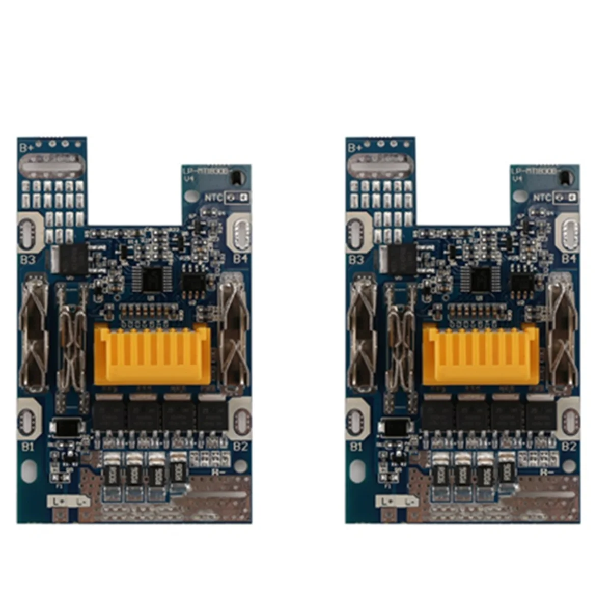 Babq 2 peças de substituição para makita bl1830 bl1840 bl1850 bl1860 18v bateria de íon-lítio bms placa de circuito de proteção de carregamento