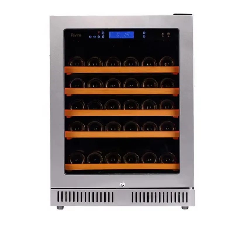 24 Inch Wide Frigidaire 46 Bottles Small Wine Chiller With Right Hinge Compressor Cooling System