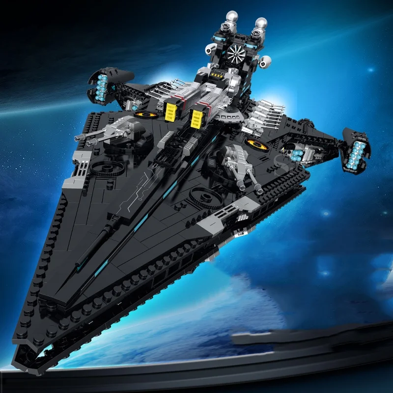 New Technical Spaceship Building Blocks Model Battle Cruiser Bricks AssemblingSTOCK 60530 2628pcs MOC Toys For Children Gift Set