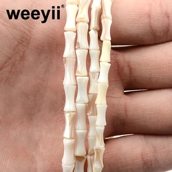 Natural Bone Shape Shell Beads Loose Spacer Beads For Bracelet Necklace DIY Jewelry Making Accessories