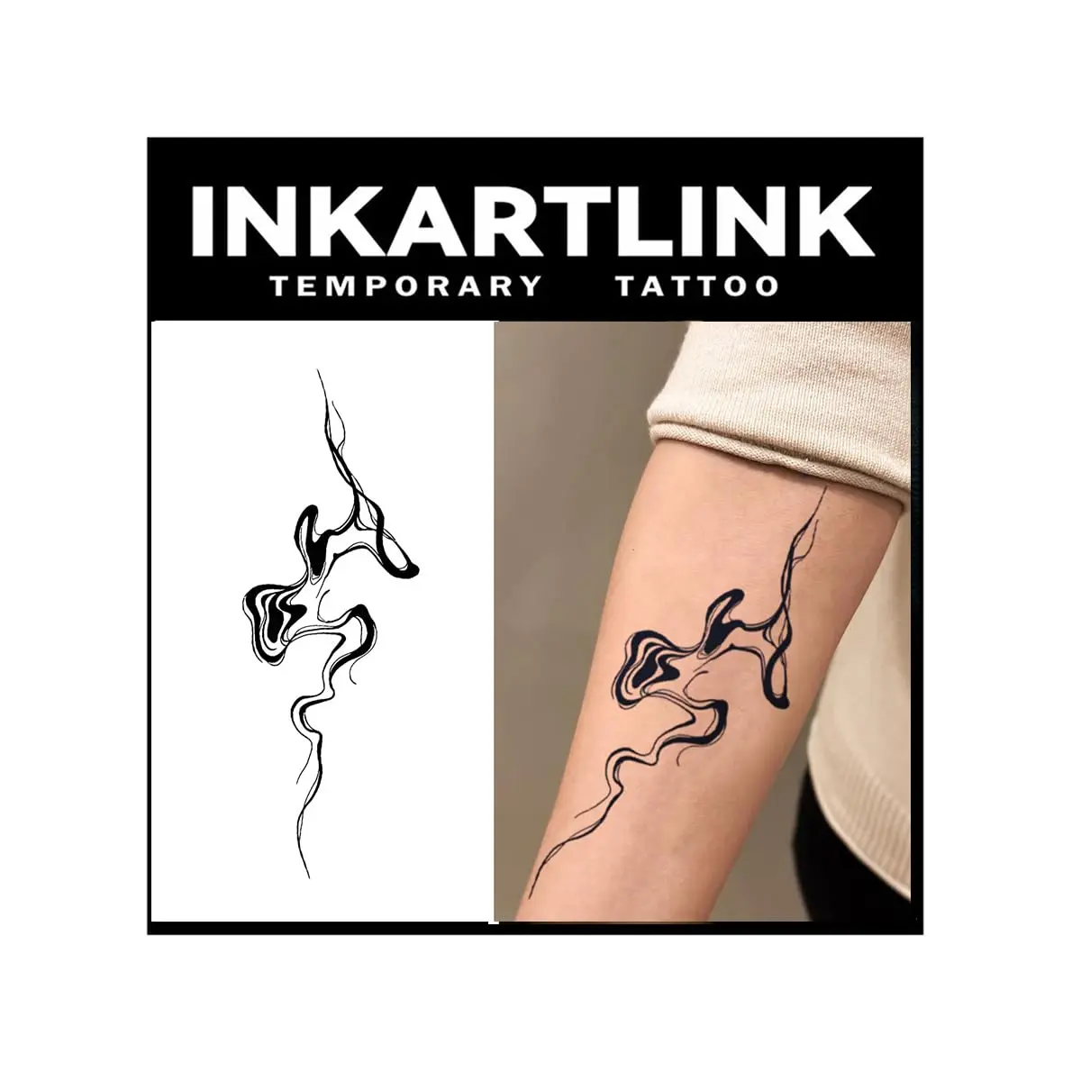 

Временные татуировки Tattoo Tech, 2 больших листа, полуперманентные, с художественным дизайном для взрослых, держатся 1-2 недели