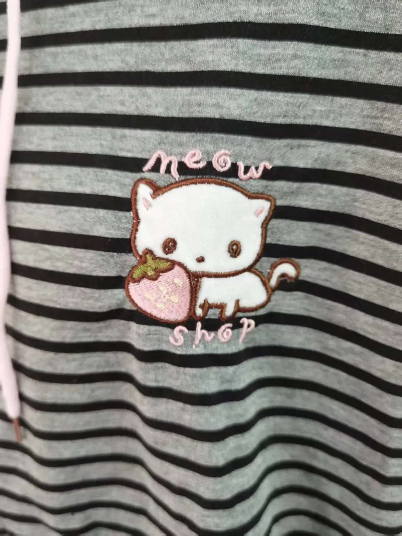 NiceMix Cutecore Jirai Kei Cat Ear Cute Oversized Hoodie Women Y2k Kawaii Zip Up Harajuku Худи Кофта