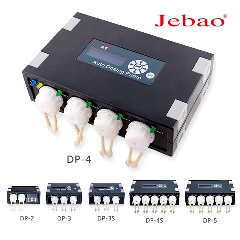 Jebao DP2 DP3 DP4 DP5 Auto Dosing Pump Titration DP Series Peristaltic Multi Head Automatic Precision Aquarium Coral Fish Tank-1