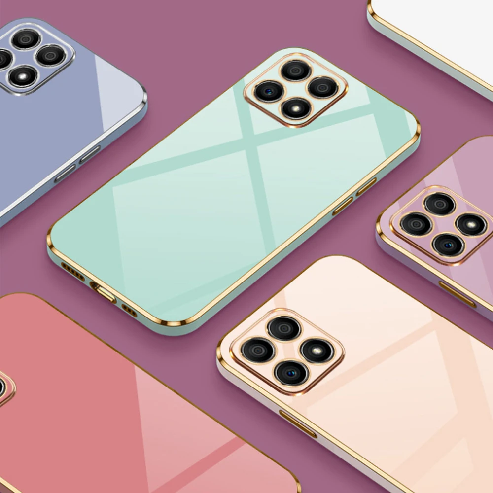 

Чехол для Honor 70 Lite, чехол для Honor 70 Lite, роскошный чехол для телефона Honor 70 с квадратным покрытием RBN-NX1, противоударный чехол Honor 50 Lite, задняя крышка