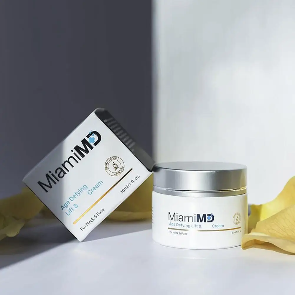 Miami MD Advanced Crepe Fix - كريم شد مضاد للشيخوخة يقلل من الخطوط الدقيقة يوفر ترطيب طويل الأمد للوجه والرقبة #6