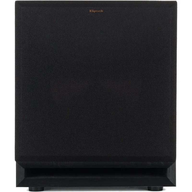 Subwoofer alimentado SPL-120 de 12 polegadas, preto