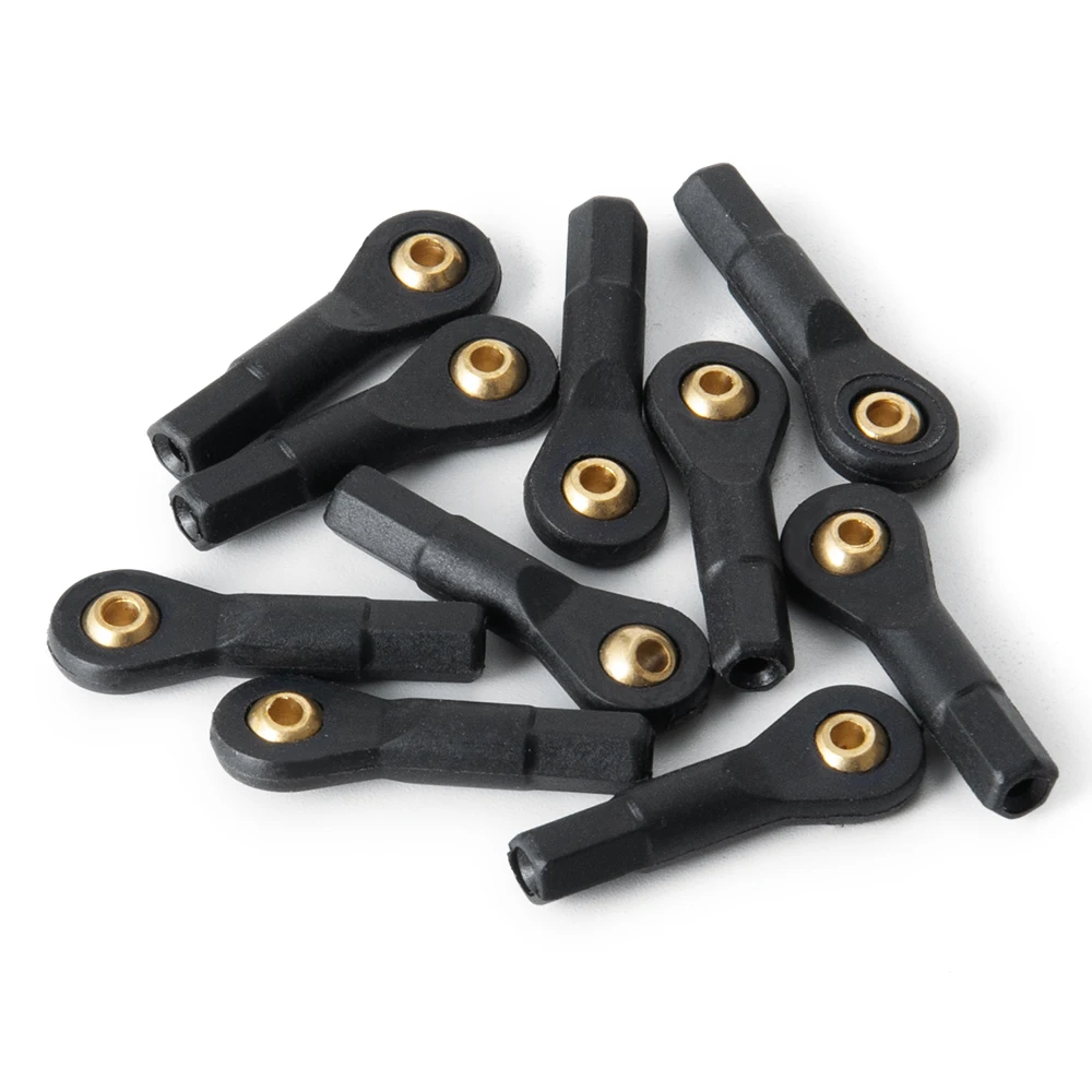 Yeahrun 10Pcs M2 M3 Plastic Staaf Uiteinde Kogelkoppeling Kogelgewrichten Connector Cw Draad Voor Rc Boot Auto Vliegtuig Vrachtwagens Diy Onderdelen